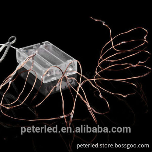 LED copper string light 3v power various specificatioms low sell